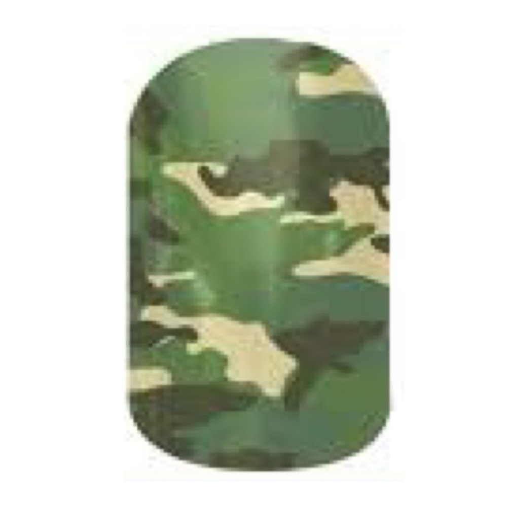 JAMBERRY Nail Wraps - Army Camo